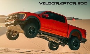 Video: Hennessey VelociRaptor 600 Goes Dune Bashing In the Southern California Desert