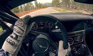 Clip With Bentley Continental GT Setting Pikes Peak Record Is Pure Pleasure
