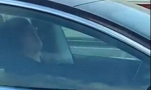Video of Dude Sleeping While Doing 75mph in Tesla Model 3 Goes Viral