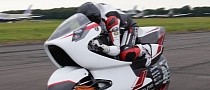 Video of White WMC250EV First High-speed Rider Tests In EV Land Speed Record Quest