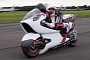 Video of White WMC250EV First High-speed Rider Tests In EV Land Speed Record Quest