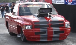 Video: Old Dodge Ram Truck Pulls 4-Second Quarter-Mile Runs, Record Stands at 3.98