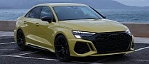Video Reveals Stock 2022 Audi RS 3 Sedan Is Way Quicker Than the Ferrari Enzo