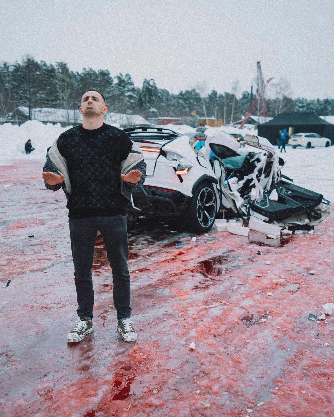 Video: Russian Influencer Destroys Lamborghini Urus for Views