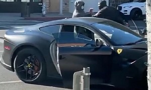 Video Shows Ferrari F12 Driver Attacked in Beverly Hills in Failed Robbery Attempt
