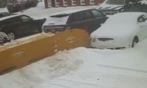 Video Shows Snow Plow Hitting Parked Bentley, Whose Fault Was It?
