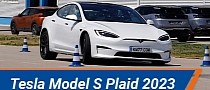 Video: Tesla Model S Plaid Gets Subjected to the Moose Test With Surprising Results