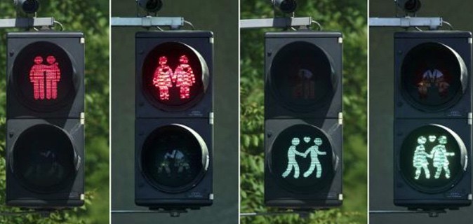 Vienna’s Crossing Lights Go Gay in the Dawn of 2015 Eurovision Song Contest 