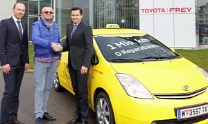 Viennese Toyota Prius Taxi Achieving 1 Million KM Milestone