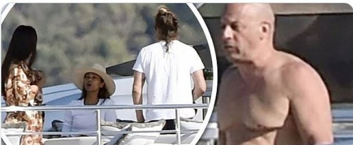 Vin Diesel and Zoe Saldana are vacationing together with their families, on a yacht in Italy