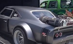 Vin Diesel's Ice Dodge Charger Sounds Brutal on Fast and Furious 8 Movie Set