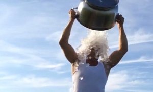 Vin Diesel Does ALS Challenge from the Back of a Pick-up Truck