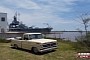 Vintage 1972 Ford F-100 Actually Looks Modern Against Battleship Background