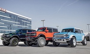 Vintage Surfing Builds Are Now Getting Dwarfed by Lifted Ford Bronco Siblings