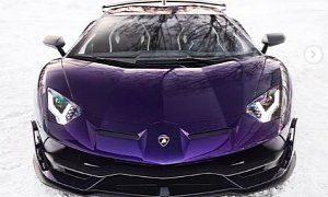 Viola Aletheia Lamborghini Aventador SVJ Looks Like a Jewel