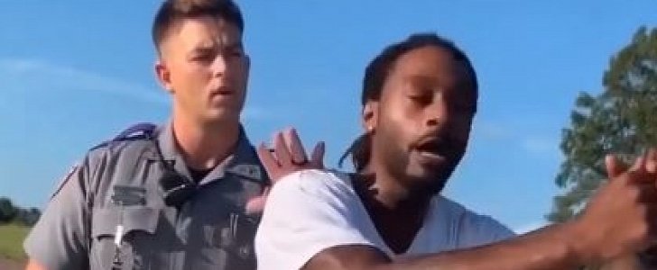 White trooper pulls over black driver, violent arrest ensues