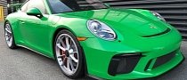 Viper Green 2018 Porsche 911 GT3 Comes with "Kermit" Carbon Door Sills