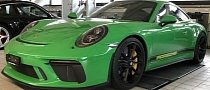 Viper Green 2018 Porsche 911 GT3 Touring Package Has Matching Interior