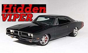 Viper-Powered 1969 Dodge Charger Makes for a Stunning Custom Classic Rocking V10 Muscle