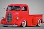 Viper Red 1939 Ford COE Is Powered by a Corvette Engine