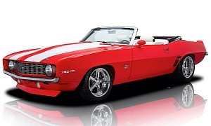 Viper Red 1969 Chevy Camaro SS Packing 400 HP LS1 Is the Sweet Treat of the Day