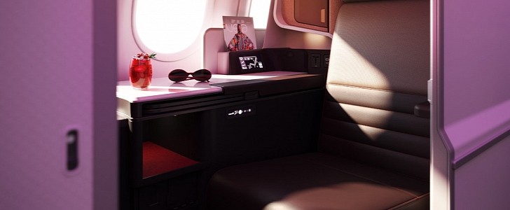 The Upper Class cabin seats are just one of the many luxury features of the new Virgin Atlantic A330neo