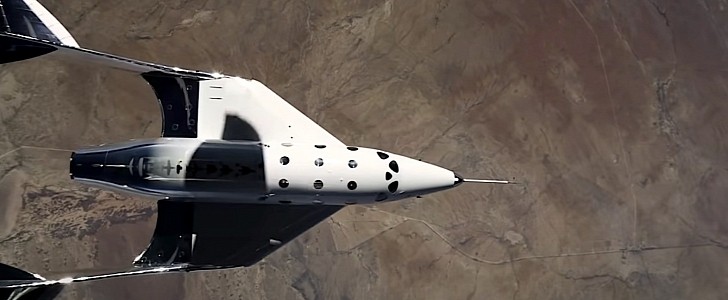 VSS Unity May 22nd flight from Spaceport America, New Mexico