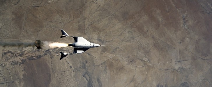 Picture of VSS Unity in flight