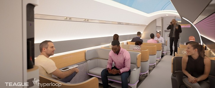 Virgin Hyperloop redesigns the passenger pod for the ultimate passenger experience