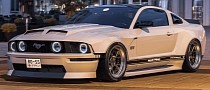 Virtual 2005 Ford Mustang GT Turns S197 Into a Partially Widebody, Slammed Pony