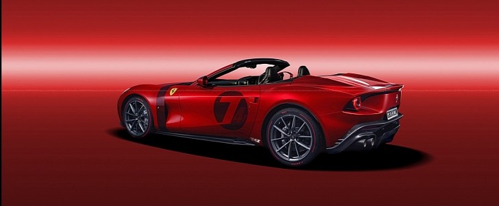 2021 Ferrari Omologata Spider render