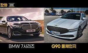 Virtual 2023 Genesis G90 Fights Global Rivals in Detailed Comparison Battles