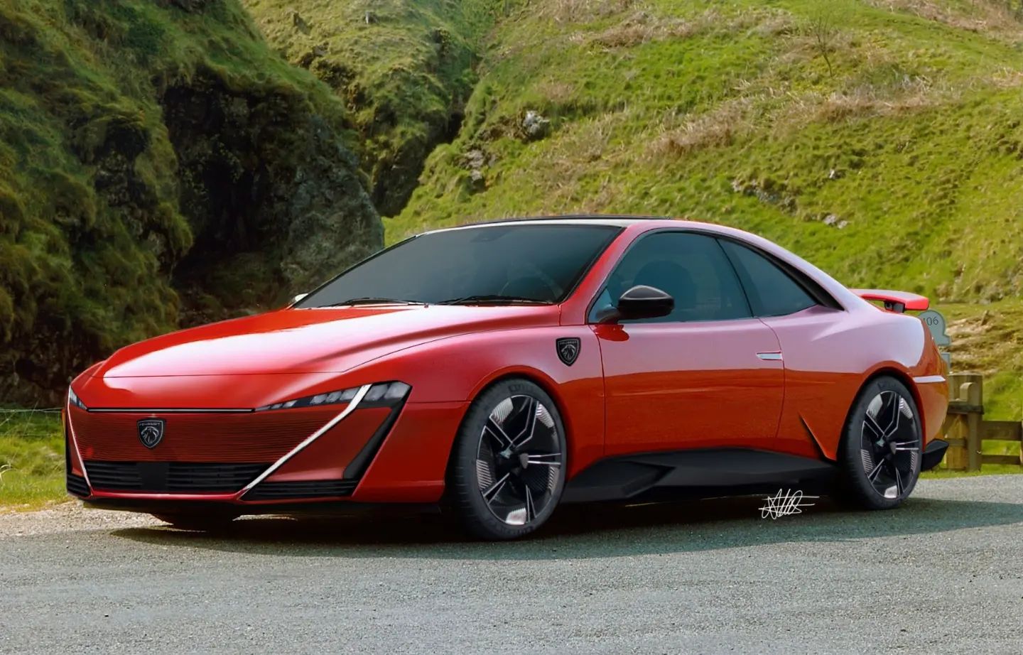 Virtual 2023 Peugeot 406 Coupe Revival May Swing Towards a