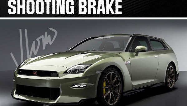 2024 Nissan GT-R Shooting Brake rendering by jlord8