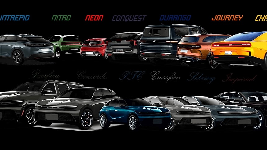 Chrysler & Dodge rendering by Nihar Mazumdar