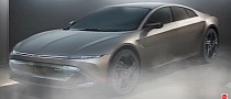 Virtual 2026 Chevrolet Corvette RS Electric Sedan Feels Promisingly Quick and Fresh
