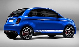 Virtual Abarth New 500e Cabriolet Leaves Very Little to the Imagination