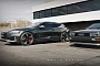 Virtual Audi RS 5 Shooting Brake Poses Alongside Matching CGI Audi quattro Ancestor