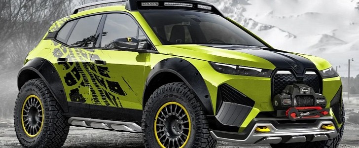 BMW iX Off-Road build project rendering by ildar_project