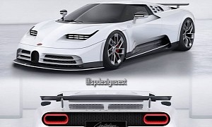 Virtual Bugatti Centodieci Drops Futuristic Cues for Additional EB110 Greatness