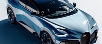 Virtual Bugatti SUV Gets Imagined With V16 Hybrid Powertrain and Worthy Looks