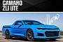 Virtual Chevy Camaro ZL1 Coupe Utility Proves That Love for the El Camino Will Never Fade