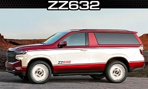 Virtual Chevy K5 Blazer Revival Sees Two-Door Tahoe Being Taken to ZZ632 Levels