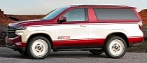 Virtual Chevy K5 Blazer Revival Sees Two-Door Tahoe Being Taken to ZZ632 Levels