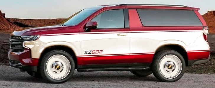 Chevy K5 Blazer Two-Door Tahoe ZZ632/1000 rendering