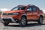 Virtual Dacia Oroch Pickup Discards Renault Rebadging and Switches Generations