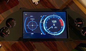 This Virtual Dashboard Installed in the 1991 Acura NSX Is DIY Craftsmanship