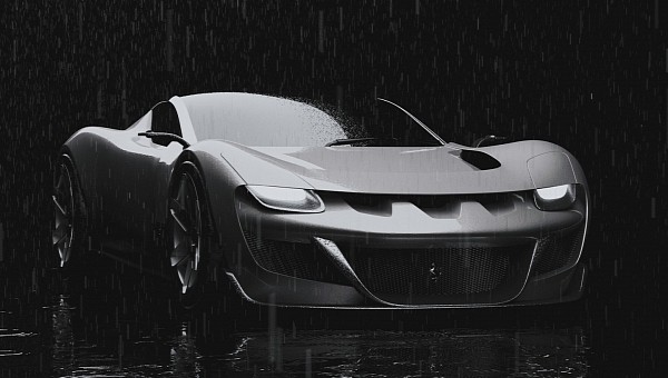 Ferrari GTO CGI reinvention by jahangirgahramanov