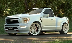 Virtual Ford F-150 Flareside Lightning Discards EV Style, Goes Back to an SVT Life