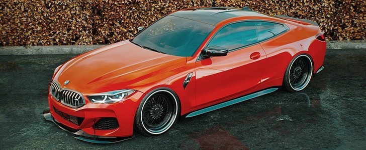 G82 BMW M4 Competition facelift (LCI) comes with M8 cues in rendering by sugardesign_1